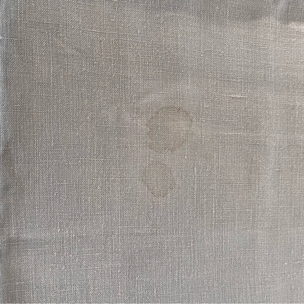 Vintage Solid Blue Color Cotton Tablecloth Approximately 42 x 44 - Picture 11 of 15